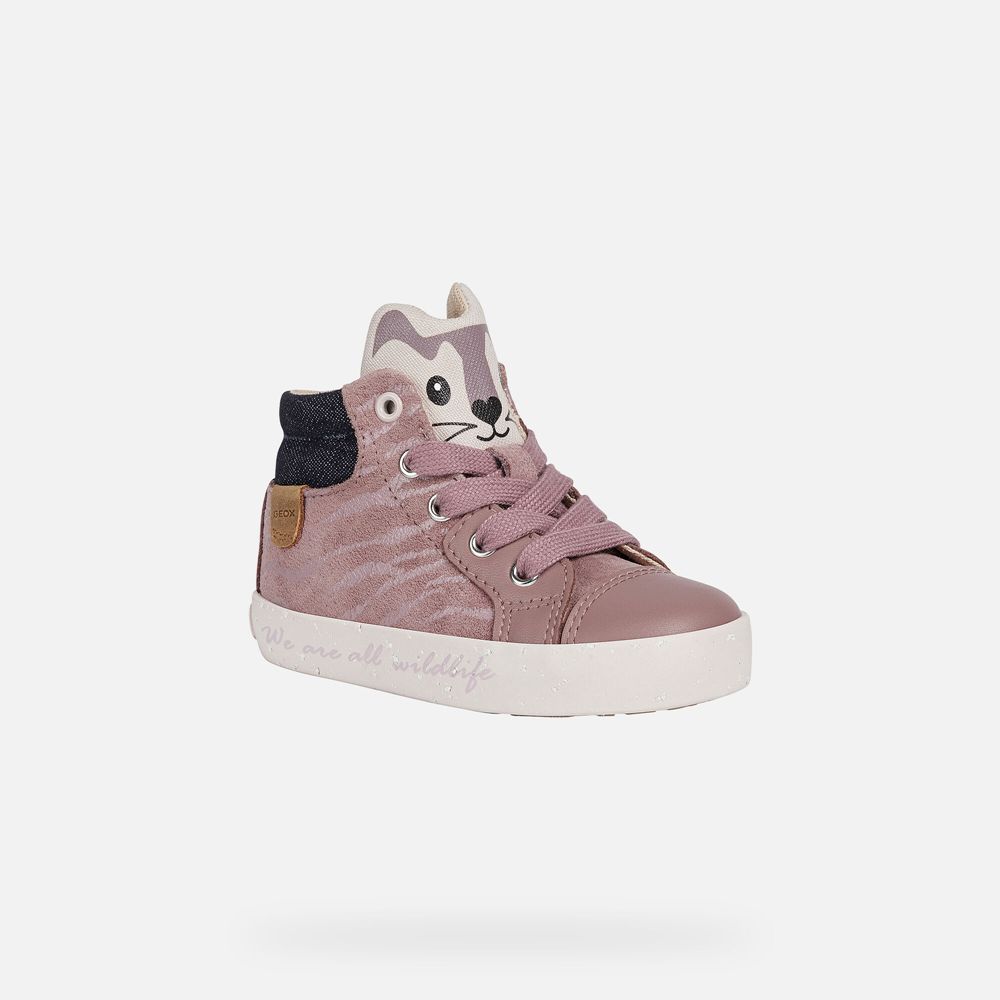 Geox Sneakers Pink Kilwi Girl - Geox Baby Shoes - GAHQCN253